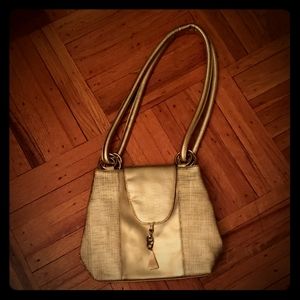 Metallic gold purse 90s